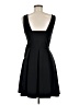 H&M 100% Polyester Solid Black Cocktail Dress Size M - photo 2