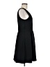H&M 100% Polyester Solid Black Cocktail Dress Size M - photo 4