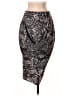 Tildon 100% Polyester Paisley Black Gray Casual Skirt Size XS - photo 2