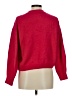 H&M Solid Red Turtleneck Sweater Size M - photo 2