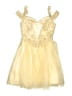 Cinderella Divine 100% Polyester Gold Tan Cocktail Dress Size S - photo 2