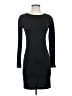 Piko Solid Black Casual Dress Size S - photo 1