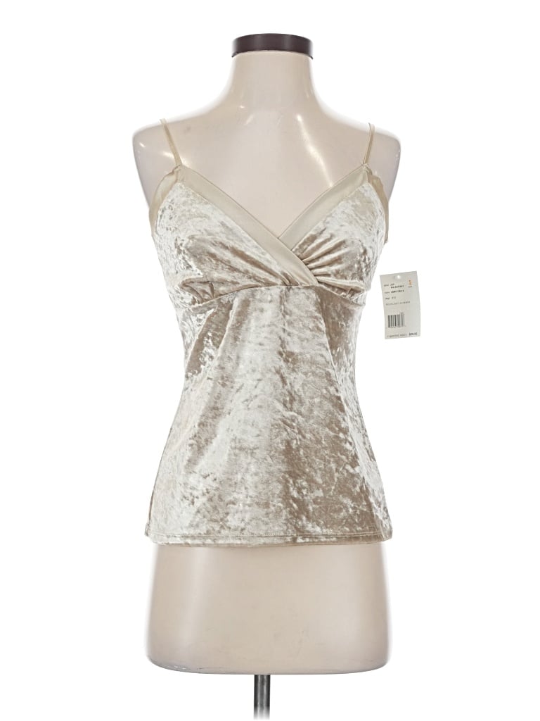 Axcess Sleeveless Blouse In Silver
