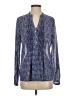 HD in Paris 100% Polyester Blue Long Sleeve Blouse Size 4 - photo 1