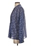 HD in Paris 100% Polyester Blue Long Sleeve Blouse Size 4 - photo 5