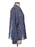 HD in Paris 100% Polyester Blue Long Sleeve Blouse Size 4 - photo 4