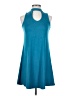 Mudd Solid Teal Casual Dress Size XS - photo 1