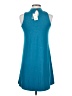 Mudd Solid Teal Casual Dress Size XS - photo 2