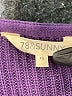 78 & Sunny 100% Polyester Solid Purple Pullover Sweater Size XS - photo 7