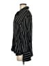 Gap 100% Rayon Stripes Black Long Sleeve Blouse Size M - photo 5