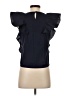 J.Crew Black Short Sleeve Top Size XS - photo 2