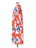 Unbranded Print Orange Casual Dress Size S - photo 5
