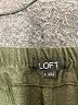 Ann Taylor LOFT Solid Green Dress Pants Size L - photo 6