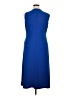 London Times Solid Blue Casual Dress Size 16 - photo 2