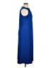London Times Solid Blue Casual Dress Size 16 - photo 4