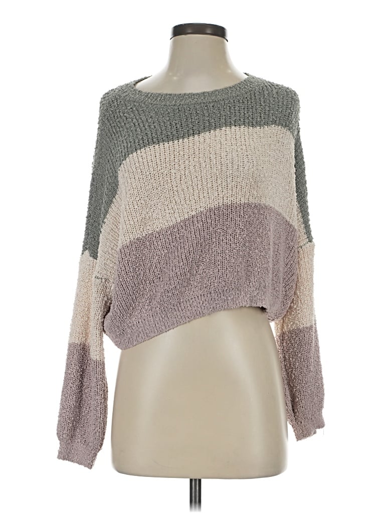 Pre-owned Début Pullover Sweater In Gray