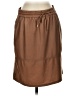 Maison d' Amelie Solid Brown Casual Skirt Size S - photo 1