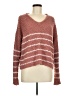C&C California Stripes Brown Pullover Sweater Size M - photo 1