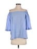 Ann Taylor Blue 3/4 Sleeve Blouse Size XS - photo 1