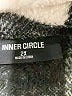 Inner Circle Inc. 100% Polyester Checkered-gingham Black Faux Fur Jacket Size 2X - photo 6