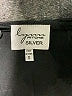 Lynn Ritchie Silver 100% Silk Black Cocktail Dress Size S - photo 6