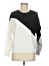 T Tahari Color Block White Sweatshirt Size M - photo 1