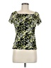 Saint + Sofia Green Short Sleeve Blouse Size 6 - photo 1