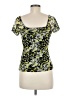 Saint + Sofia Green Short Sleeve Blouse Size 6 - photo 2