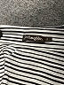 J. McLaughlin Stripes Gray Long Sleeve Button-Down Shirt Size S - photo 7