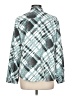 Chico's Argyle Teal Long Sleeve Blouse Size Lg (2) - photo 2