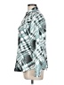Chico's Argyle Teal Long Sleeve Blouse Size Lg (2) - photo 5