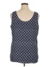 Chico's 100% Polyester Blue Sleeveless T-Shirt Size XL (3) - photo 2