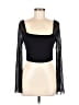 Shein Black Long Sleeve Top Size 8 - 10 - photo 1