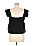 Shein 100% Cotton Black Short Sleeve Top Size 8 - photo 2