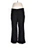 Lena Gabrielle Chevron-herringbone Black Casual Pants Size 12 - photo 1
