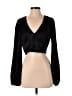 Lulus Black Long Sleeve Top Size S - photo 1