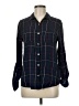 Harper Plaid Blue Long Sleeve Button-Down Shirt Size M - photo 1