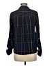 Harper Plaid Blue Long Sleeve Button-Down Shirt Size M - photo 2