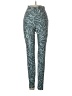 Gilly Hicks Print Teal Blue Leggings Size XS - photo 1