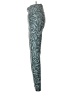 Gilly Hicks Print Teal Blue Leggings Size XS - photo 5