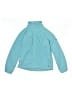 Columbia 100% Polyester Solid Teal Blue Fleece Jacket Size 10 - 12 - photo 1