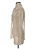 Paige 100% Silk Tweed Ivory Long Sleeve Silk Top Size XS - photo 5