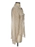 Paige 100% Silk Tweed Ivory Long Sleeve Silk Top Size XS - photo 4