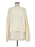 Zaful 100% Acrylic Solid Ivory Pullover Sweater Size M - photo 1