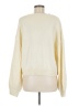 Zaful 100% Acrylic Solid Ivory Pullover Sweater Size M - photo 2