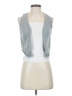 Arden B. 100% Polyester Silver Cardigan Size S - photo 1