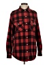 Bluivy Plaid Red Long Sleeve Button-Down Shirt Size S - photo 1