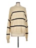 Zenana 100% Acrylic Stripes Ivory Pullover Sweater Size M - photo 1