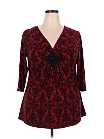 Ellen Tracy 3/4 Sleeve Blouse (view 1)