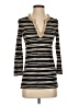 Tory Burch 100% Silk Gold Blue 3/4 Sleeve Top Size XS - photo 1
